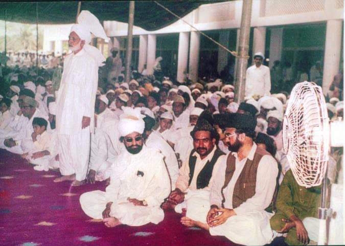 presiding over an Urs cermony at Golra Sharif